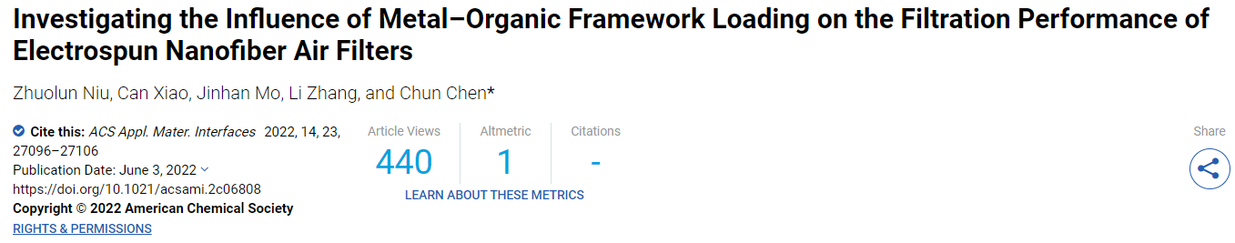ACS Appl. Mater. Interfaces 》期刊2022年4-6月关于“静电纺丝”重要研究