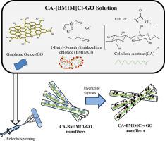 Carbon：静电纺丝中利用离子液体制备导电石墨烯生物聚合物纳米纤维织物