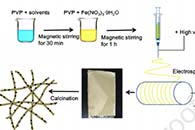 山东大学于美杰Ceram.Int.：使用不同的静电纺丝溶剂调节磁性颗粒尺寸以增强Fe/C纳米纤维的微波吸收性能