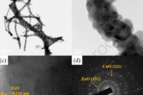 国立高雄科技大学方得华J. Alloys Compd.：使用CuO掺杂ZnO纳米纤维快速检测低浓度的H2S