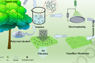 南京林业大学黄超伯J. Colloid Interface Sci.：环保型PVA-TA纳米纤维膜的制备及其PM1.0过滤性能