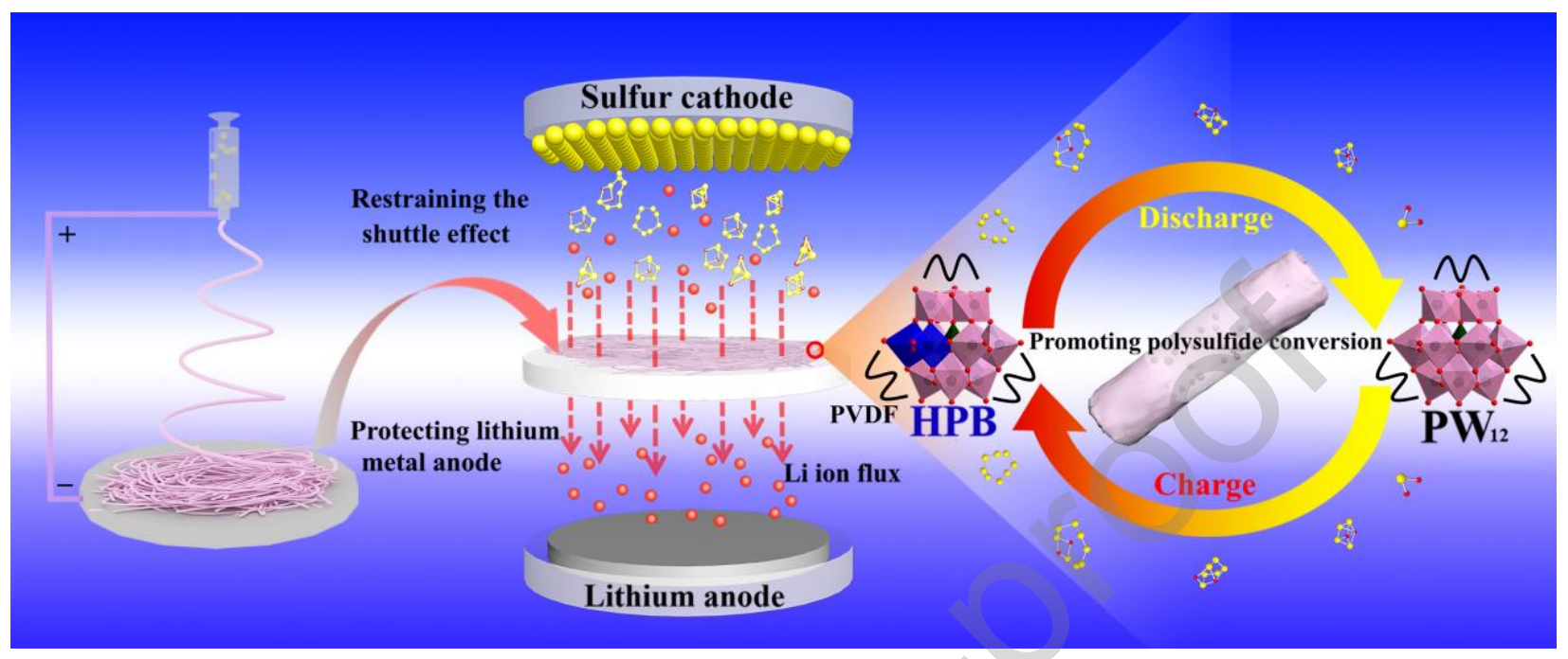 扬州大学倪鲁彬&清华大学魏永革J. Alloys Compd.：静电纺丝制备锂硫电池用PW12-PVDF/PP双功能隔膜