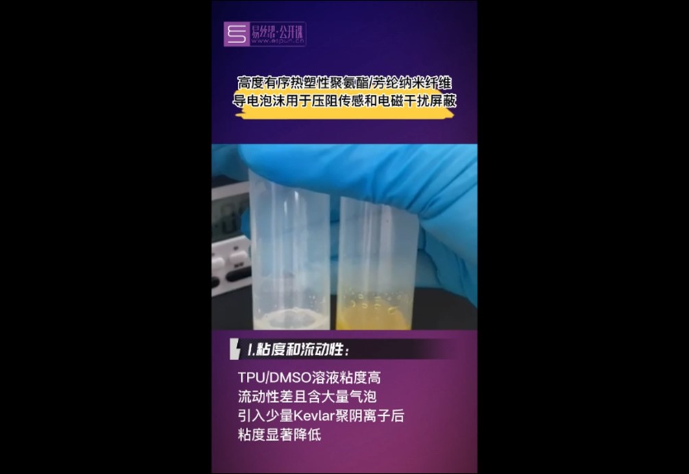 文献速递：高度有序热塑性聚氨酯芳纶纳米纤维导电泡沫用于压阻传感和电磁干扰屏蔽