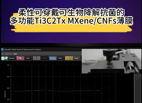 文献速递：柔性可穿戴、可生物降解、抗菌的多功能Ti3C2Tx MXene/CNFs薄膜