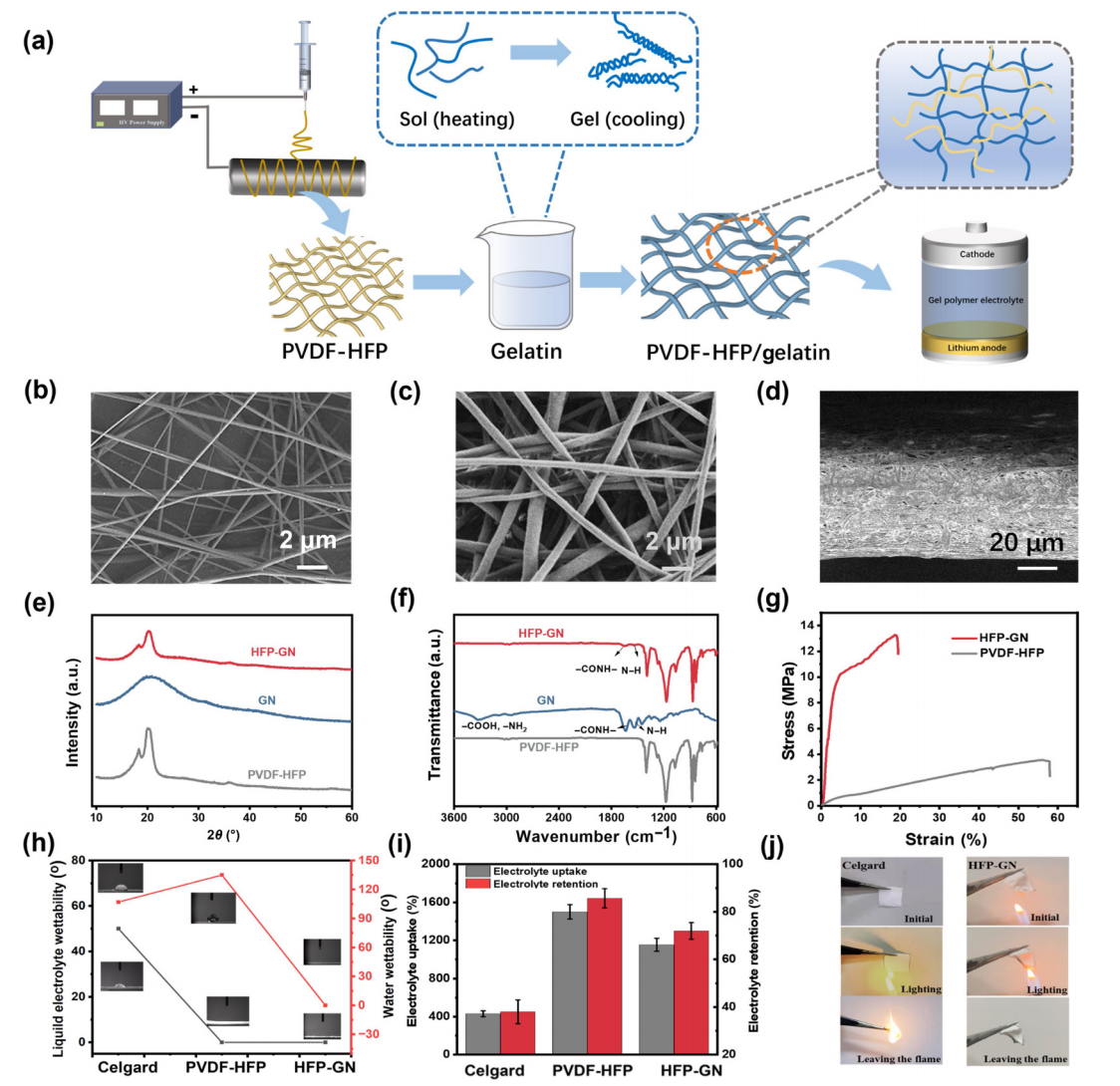 郑州大学邵国胜&张鹏Nano Res.：基于PVDF-HFP/明胶的功能性凝胶聚合物电解质，用于无枝晶锂金属电池